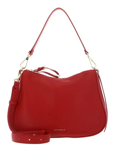 COCCINELLE Schultertasche Nory aus echtem Rindsleder - Elegante Schultertasche von COCCINELLE mit hochwertigem Rindsleder. Verstellbarer Schulterriemen für flexibles Tragen. Geräumiges Hauptfach mit praktischen Nebenfächern für Ihre Essentials.
