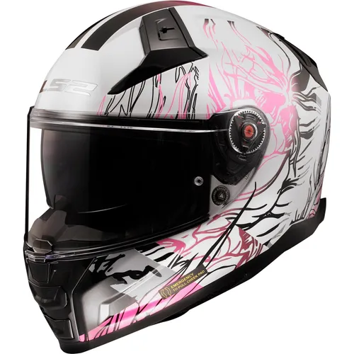 LS2 FF811 Vector II Darkflo Integralhelm in pink von LS2
