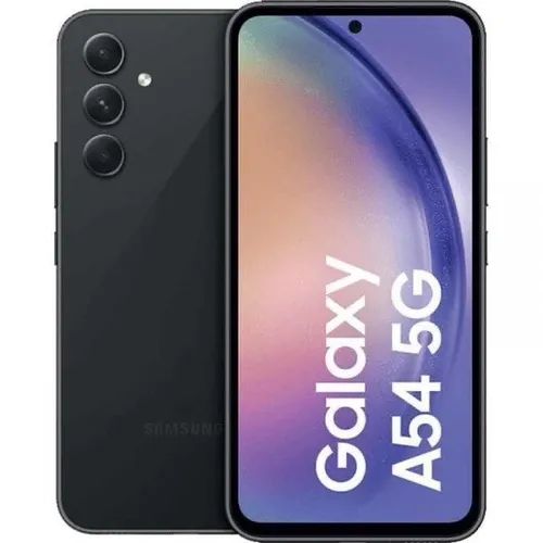 Samsung Galaxy A54 - 128 GB Smartphone in Schwarz, 5G, mit 3 Kameras und 5.000 mAh Akku für lange Nutzung
