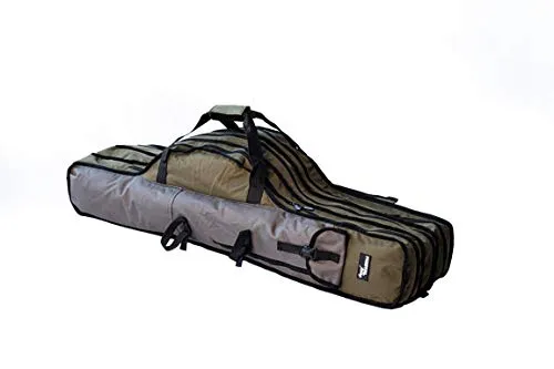 Mostal 3er Rutenfutteral Rutentasche für 3 Ruten gepolstert (1,65m)