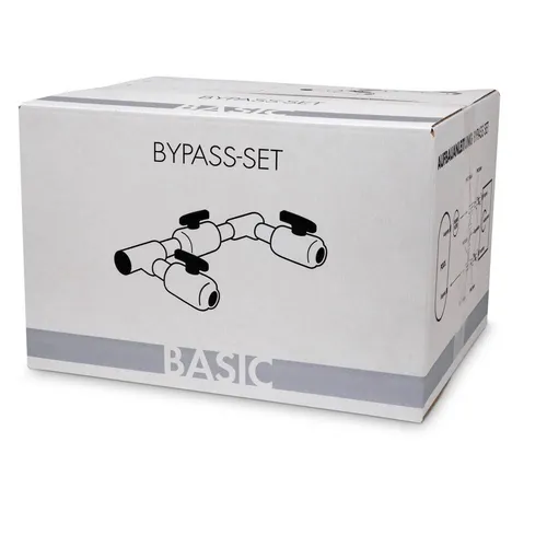 LaJa26 Bypass-Set BASIC für Wärmepumpen und Solarheizung - Ideal für Einbaubecken und Stahlwandbecken, sorgt für effiziente Temperaturregelung und optimiert die Nutzung Ihrer Poolheizung