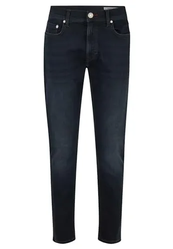Daniel Hechter Herren 5-Pocket Belfort Jeans, Navy, 33/34 - Hochwertige Jeans mit T400-Faser für optimale Bewegungsfreiheit und Komfort, ideal für den modernen Herrenstil.