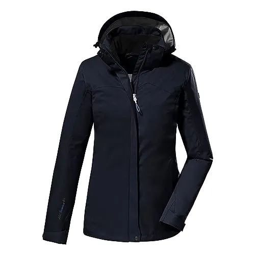 Killtec Funktionsjacke KOS 133 blau|grün Größe 36 - Sportliche Outdoorjacke aus 100% Polyester, ideal für aktive Freizeitaktivitäten und optimalen Schutz bei jedem Wetter.