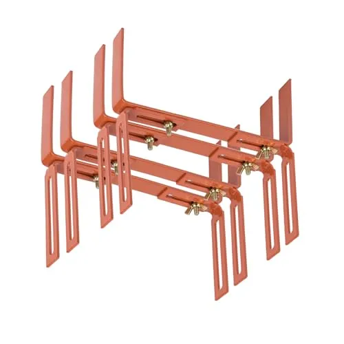 BigDean Blumenkastenhalter Standard H-Form Kasten Halter Balkonkastenhalter, bis 20 kg belastbar, Werkzeugfrei Verstellbar, Set, 2-St., Kastenhalter H-Form, Blumenkastenhalter H-Form, Brüstungen, Mauer oder Geländer