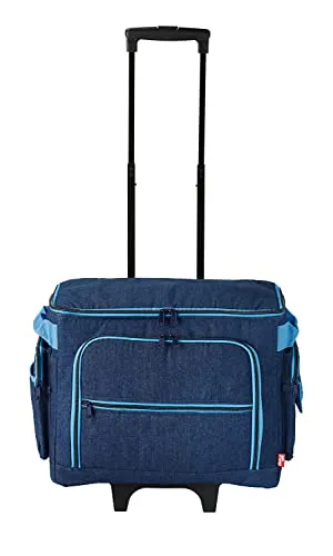 Prym Nähmaschinen-Trolley Jeans, 44 x 22 x 36 cm