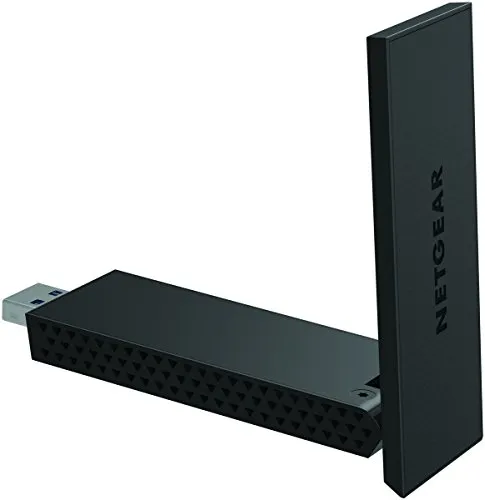 Netgear AC1200 DualBand WLAN USB Adapter A6210-100 - WLAN-Zubehör mit Dual-Band 802.11ac für ruckelfreies Streaming von HD-Videos, große Reichweite und hohe Leistung dank Beamforming+ Technologie.