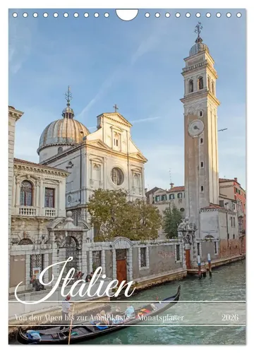 Italien - von den Alpen bis zur Amalfiküste | Thomas Bugdoll - Kalender mit beeindruckenden Fotos von Nord- und Mittelitalien, ideal für Reisefans und Kunstliebhaber. Erleben Sie die Schönheit Italiens Monat für Monat!