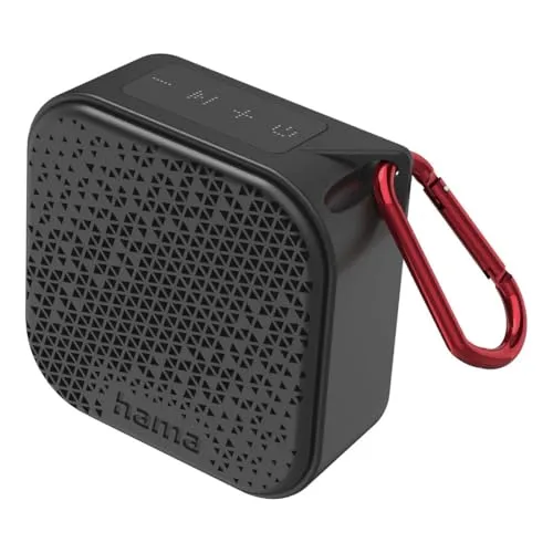 Hama 188224 Pocket 3.0 Bluetooth-Lautsprecher - Wasserdicht IP67, 3,5 W Leistung, 14h Akkulaufzeit, ideal für Outdoor und Wasseraktivitäten