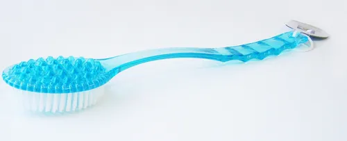 BADEBÜRSTE MASSAGEBÜRSTE 35cm Körperbürste Saunabürste Rückenbürste 26 (Blau)