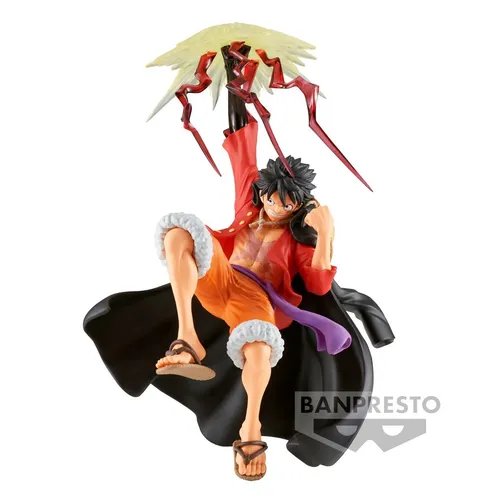 One Piece Figürchen - Monkey D. Luffy Schlacht Record Onigashima - Sammelfigur aus PVC, 2023er Edition von Monkey D. Ruffy, perfekt für Sammler und Fans der One Piece-Serie.