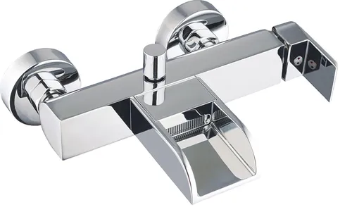 SCHÜTTE Wannenarmatur IDROVIA - Badewannenarmatur mit Wasserfall-Effekt - Armaturen: Die SCHÜTTE Wannenarmatur IDROVIA begeistert mit einem eleganten Wasserfall-Auslauf und geräuscharmer 35 mm Qualitäts-Kartusche für langlebige Nutzung.