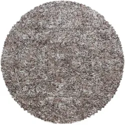 Hochflorteppich Enjoy Beige Ø ca. 80cm