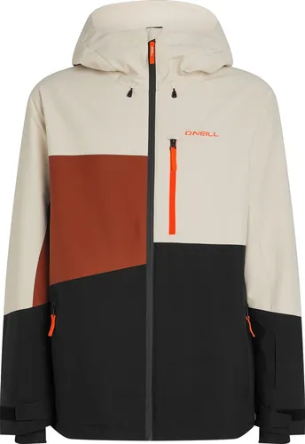 O'Neill Fwc'cruz Triple Snow Jacket - Macaron Colour Block (47525) M - Synthetische Herren Isolationsjacke für Skifahren, bietet 10.000 mm Wassersäule und innovative V-Design-Technologie für optimale Wärme und Bewegungsfreiheit.