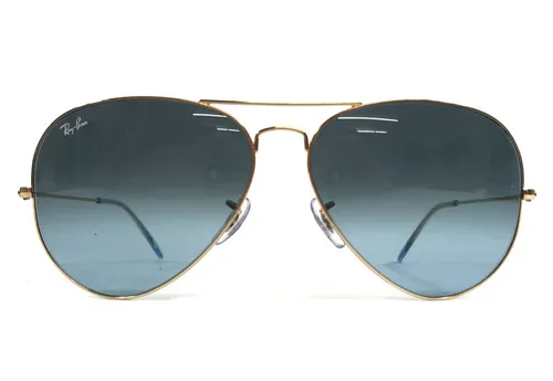 Ray-Ban RB 3025 AVIATOR Unisex-Sonnenbrille - Sportbrillen mit stylischem rosa Metall-Gestell und hochwertigem Mineralglas für optimalen UV-Schutz und höchsten Tragekomfort.