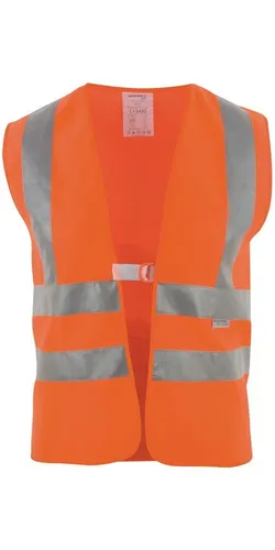 ASATEX Warnweste Größe universal orange mit Schulterreflexstreifen EN 20471 K...