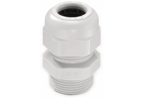 WISKA Kabeldurchfuhr WISKA Kabelverschraubung, 10066404, SKV 16, PG 16, PG, Lichtgrau