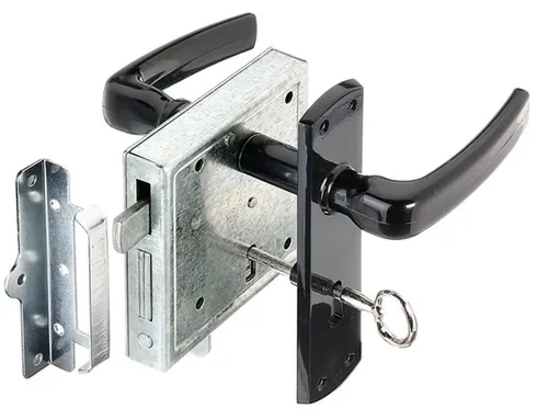 GAH Alberts Uni-Kastenschloss BB mit Nachtriegel und hebender Falle - Türsicherung mit Nachtriegel für zusätzlichen Schutz, ideal für erhöhte Sicherheit in Wohn- und Geschäftsräumen.