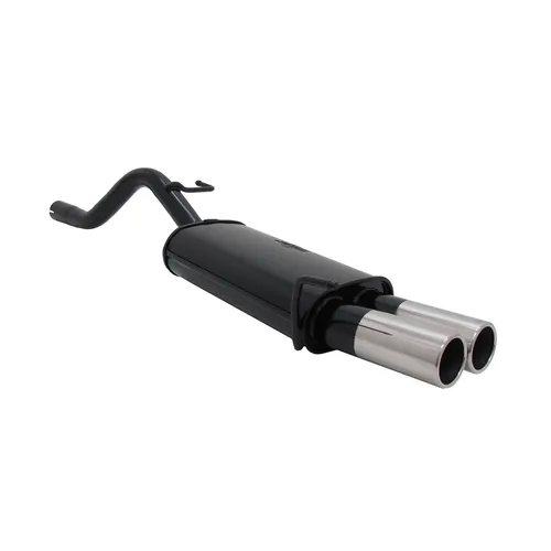 Novus Sportauspuff für Opel Corsa D 2x76mm Endschalldämpfer - Hochwertiger Sportauspuff mit doppeltem Ausgang für Opel Corsa D. Einfache Montage und langlebige Edelstahlqualität bieten sportliches Design und optimierte Leistung.