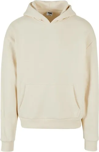 Urban Classics Herren Kapuzenpullover Ultra Heavy Hoody whitesand 5XL - Extra schwerer Hoodie aus 460gsm Terrystoff für maximalen Komfort. Oversized Fit mit überschnittenen Schultern sowie Kängurutasche. Vielseitig kombinierbar für lässige und elegante Looks.