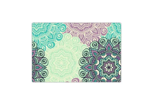 Cover-your-desk Schreibtischunterlage Mandala grün-türkis in grün von cover your desk