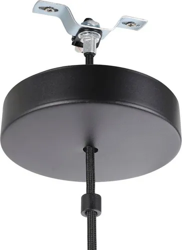 EGLO Rusticaria schwarz Pendelleuchte - Moderne Pendelleuchte aus Holz-Lamellen mit schwarzem Textilkabel, ideal für Wohnzimmer und Esszimmer. Bietet angenehme Beleuchtung und passt perfekt zu modernen Einrichtungsstilen.