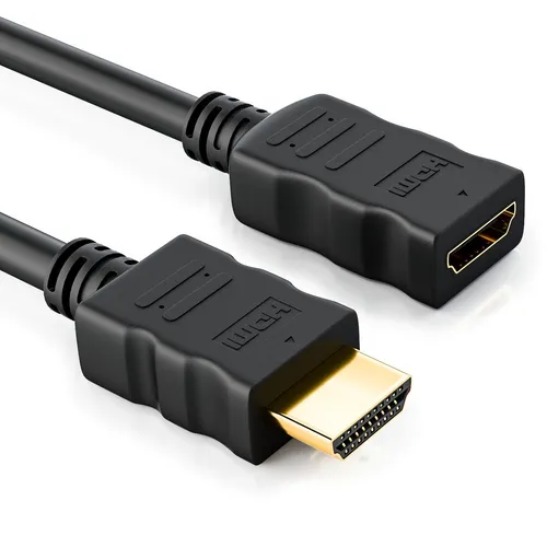 deleyCON 2m HDMI Verlängerung High Speed with Ethernet - mit Audio Rückkanal