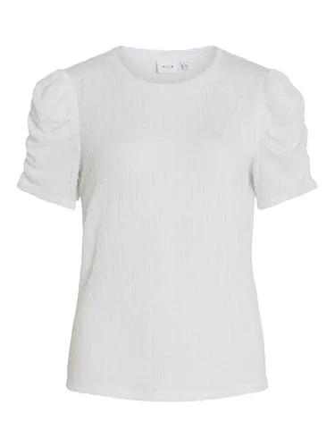 Vila Vianine S/S Puff Sleeve Top - Noos