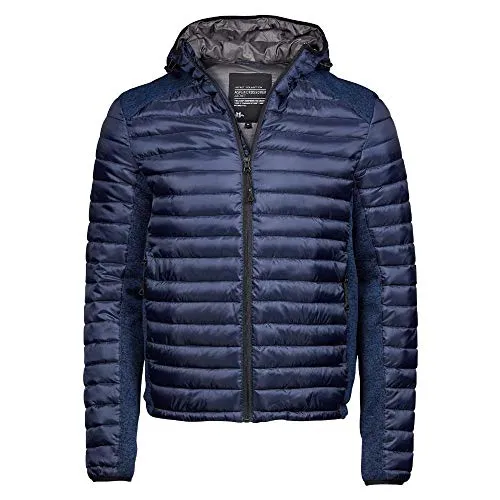 TeeJays - Herren Winterjacke 'Aspen Crossover' / Navy/Navy Melange, L