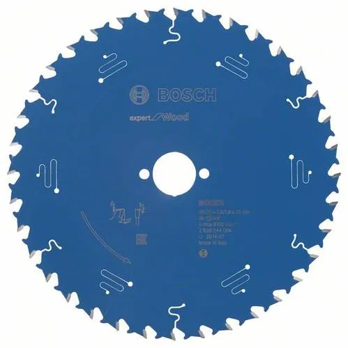 Bosch Kreissägeblatt Expert for Wood 2608644064 - 235 x 30mm, 36 Zähne für präzise Holzschnitte, langlebig und vibrationsarm