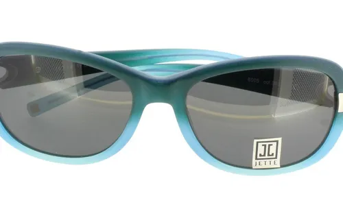 JETTE Sonnenbrille 8505 Col. 3 schwarz - Stylische Sonnenbrille in Schwarz und Türkis, ideal für modische Akzente und optimalen UV-Schutz.