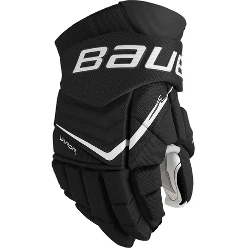 Bauer Eishockeyhandschuhe Vapor FLYLITE Senior - Hochwertige Hockeyhandschuhe mit SHOCKLITE-Einsatz für optimalen Schutz und FLEX CONNEKT Palm für beste Stockkontrolle. Ideal für anspruchsvolle Spieler, die Beweglichkeit und Komfort schätzen.