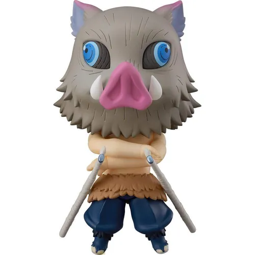 Kimetsu no Yaiba: Demon Slayer Nendoroid Actionfigur Inosuke Hashibira 10 cm - Detailreiche 10 cm Actionfigur aus dem beliebten Manga & Anime Kimetsu no Yaiba: Demon Slayer. Inklusive Base für optimale Präsentation.