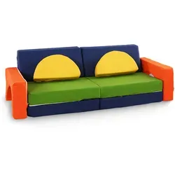 KomfortKissen Spielcouch, Mehrfarbig, Leder, 168x55x73 cm, Kinder- & Jugendzimmer, Kindermöbel, Kindersitzmöbel & -tische, Kindersessel & -sofas
