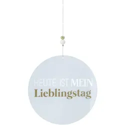 räder Zuhause Glaspoesie Dekoanhänger Lieblingstag von Räder