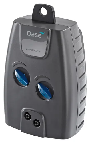 Oase Luftpumpe OxyMax 200/400 - Wasserpumpen für Aquarien: sorgt für optimale Sauerstoffzufuhr, individuell regelbar und ideal für tropische Aquarien.