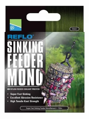 Preston Reflo Sinking Feeder Mono - 150m Feederschnur - 0,28mm