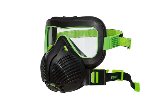 Stealth Air+Vis Atemschutzmaske mit Schutzbrille