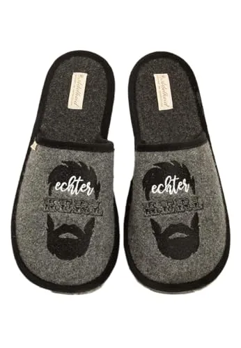 Adelheid Echter Kerl Filzpantoffel - Männergeschenk - made in Portugal - italienischer Wollfilz