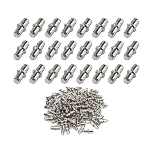 Bodenträger Duplo 5 mm mit Ring, 15 mm x 5 mm Regalbodenträger Regalstifte