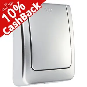 Grohe Betätigungsplatte für Urinal-Druckspülung - Mattchrom - Sanitärinstallation, elegante mattchrom Oberfläche für moderne Badezimmergestaltung