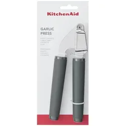KitchenAid Knoblauchpresse in Silber - (L)18,8 cm