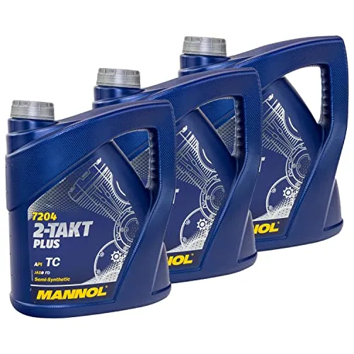 Motoröl Gemisch Öl MANNOL 2-Takt Plus API TC 3 X 4 Liter