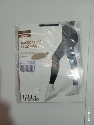 Leggins Ulla Popken 60 DEN schwarz Mikrofaser