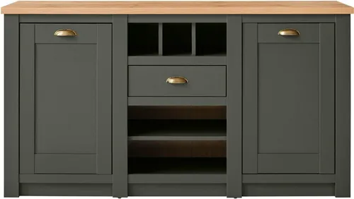 Home affaire Sideboard Cambridge, 145 cm Breite in grün von Home Affaire