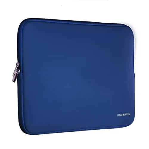 König Design Laptoptasche Laptophülle 16 Zoll stoßfeste Notebooktasche Laptop Schutzhülle Notebook Sleeve Hülle PC Laptop Schutztasche Dunkelblau