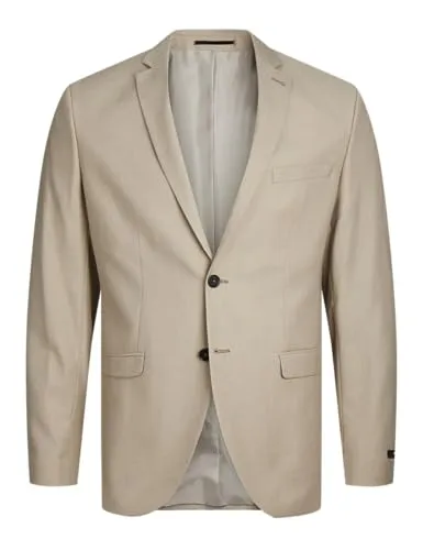 JACK & JONES Jprsolar Blazer Noos Jnr - Eleganter Blazer für Teenager - Stylisher Blazer für Jungen im Extra Slim Fit, ideal für besondere Anlässe. Mit knopfbaren Ärmelbündchen und modernem Zweireiher-Design.