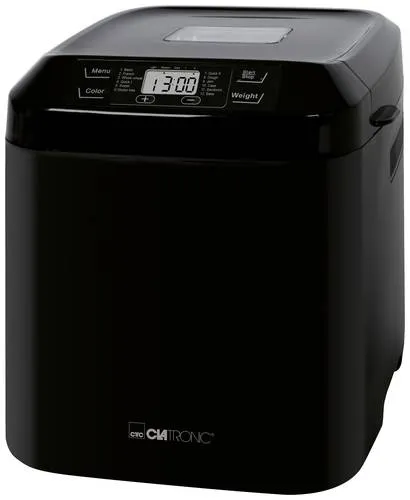 Clatronic Brotbackautomat BBA 3774 - frisches Brot zu Hause backen, 12 Backprogramme und Timer für individuelle Kreationen
