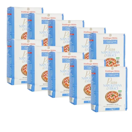 Frießinger Mühle Napoletana La Verace Pizzamehl Tipo 00 1 kg (10er Pack)