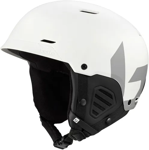 BOLLE MUTE Helm 2025 white matte - L - Helm für Freestyle-Sportler mit abnehmbaren Ohren-Pads und herausnehmbarem Innenfutter. Leicht, gut belüftet und in vielen Farben erhältlich, perfekt für jedes Outfit.