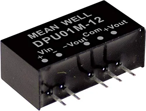 Mean Well DPU01L-05 DC/DC-Wandlermodul 100mA 1W Anzahl Ausgaenge: 2 x